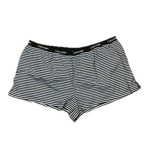 Calvin Klein Monochrome Striped Apparel Modern Cotton Lounge Shorts